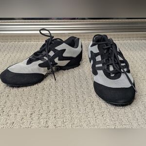 Sansha Leather Jazz Salsette Dance Practice Training Sneakers Women's Salsa 9M